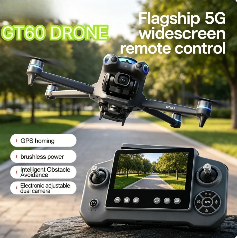 Drone Gps Mount - Original GT60 GPS Foldable RC Quadcopter