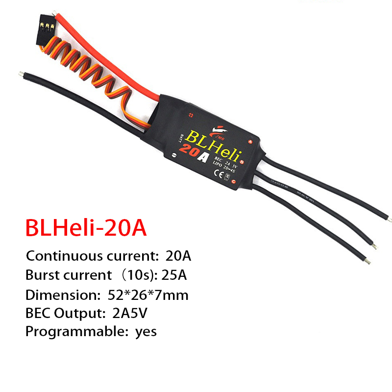 1-3Pcs Brushless ESC BLHeli 20 - Drone Motor review and price