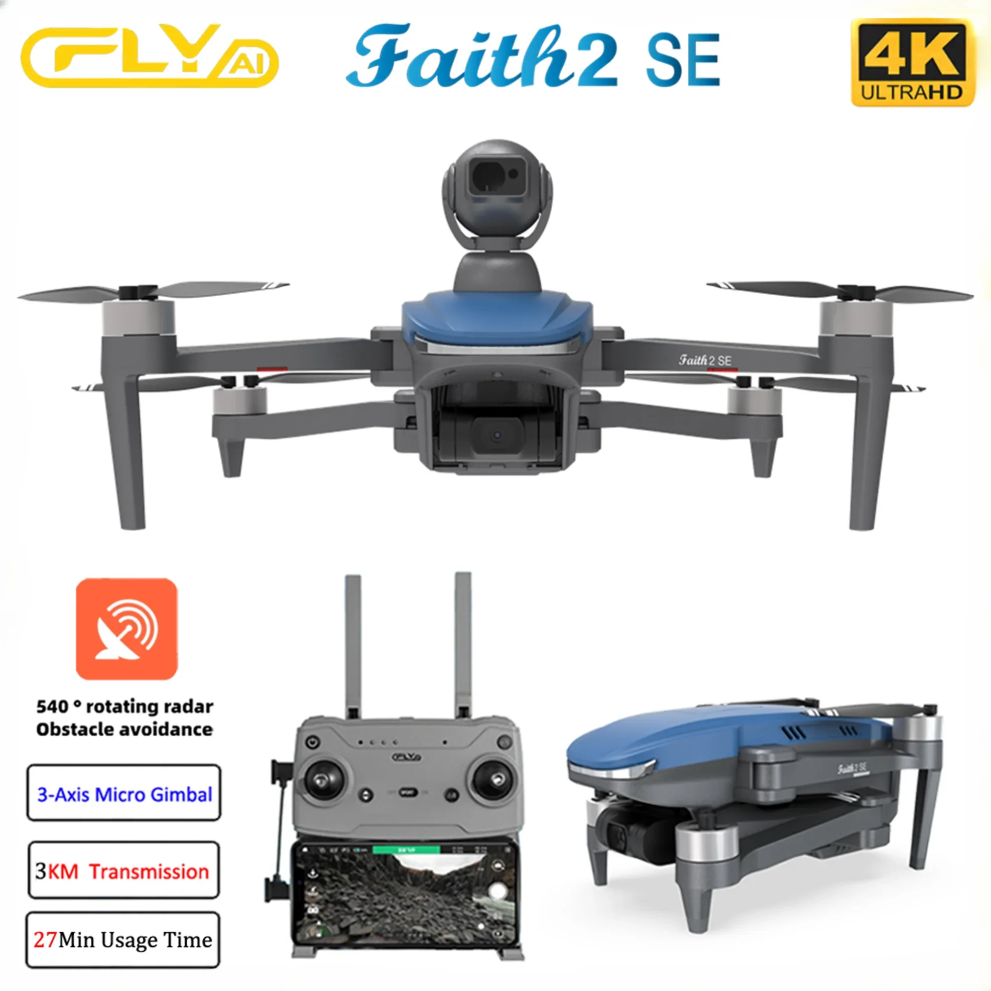 Faith 2 SE With 540° Obstacle  - Jjrc Drone X12 review and price