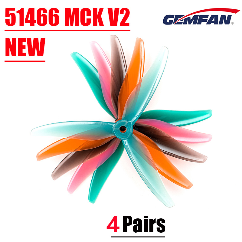 4 Pairs GEMFAN 51466 MCK  5 in - Drone Battery Strap review and price