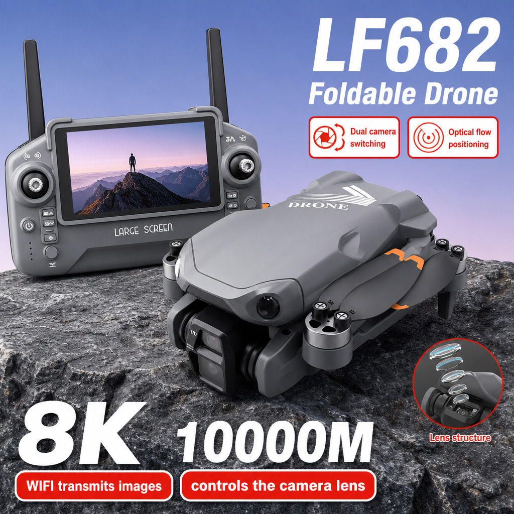 Aerial Photo LF682 Drone 8K HD - Drone Gps Mount review and price